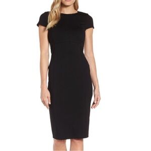 Felicity & Coco Classic Black Midi Dress